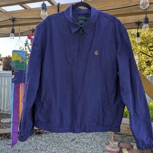 Vintage Lauren Ralph Lauren Windbreaker Harrington Bomer Full Zip Men's Size XL